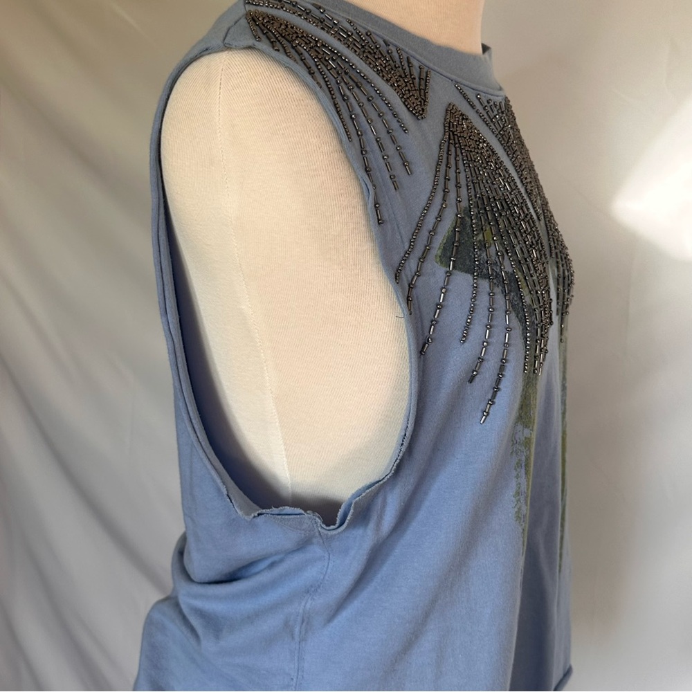 We the Free Beaded Butterfly Tank - Picture 6 of 7